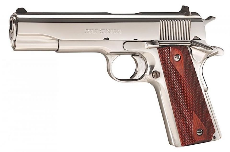 Pistola Colt  1911 Bright Stainless